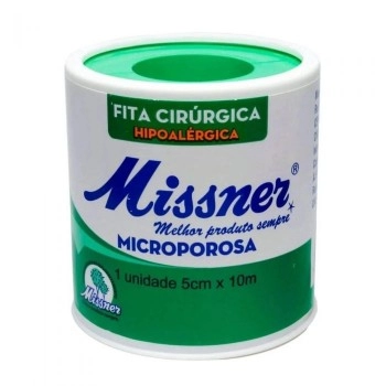 Fita Cirúrgica Microporosa Hipoalérgica 2.5Cmx10m - Missner