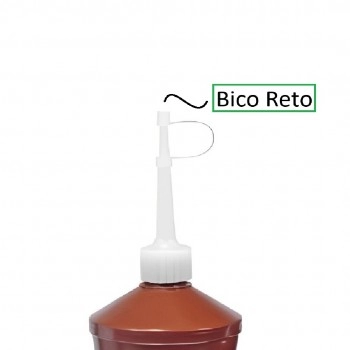 Almotolia 500ml Frasco Marrom com Bico Reto J. Prolab
