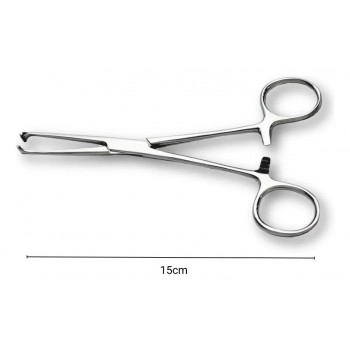 Pinça Allis 15cm Aço Inoxidável Cirúrgico - ABC