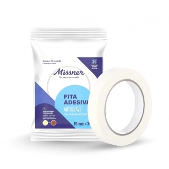 Fita Adesiva Para Autoclave 19mmX 30m Rolo - Missner
