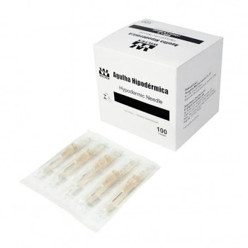 Agulha Creme Descartável 1,0x30mm Com 100 Unidades Medline