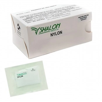 Fio Cirúrgico de Nylon 3-0 Não Absorvível sem Agulha 1,5m Shalon