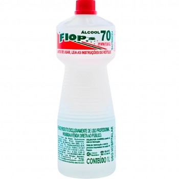 Álcool 70º Etílico 1 Litro Flops