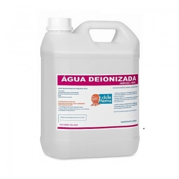 Água Deionizada Desmineralizada Galão 5 Litros Ciclofarma