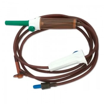 Equipo Macrogotas Fotossensível com Filtro Injetor Lateral Conector Luer Lock Lamedid