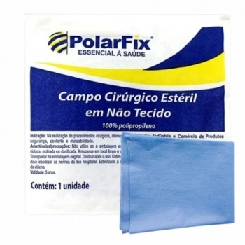 Campo Cirúrgico Estéril 0,7m x 0,7m TNT - PolarFix