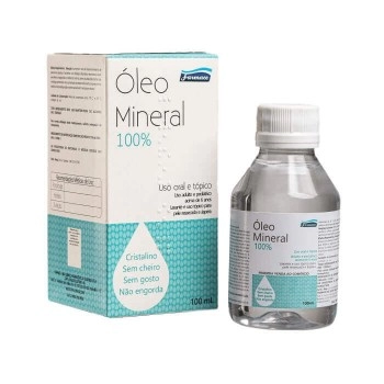 Óleo Mineral 100% Laxante e Terapia Uso Tópico 100ml Farmace
