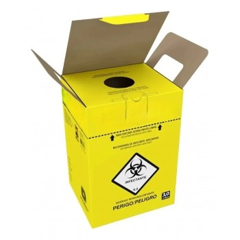 Caixa Coletora De Material Perfurocortante 3 Litros Descarbox