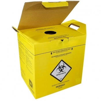 Caixa Coletora De Material Perfurocortante 13 Litros Descarbox
