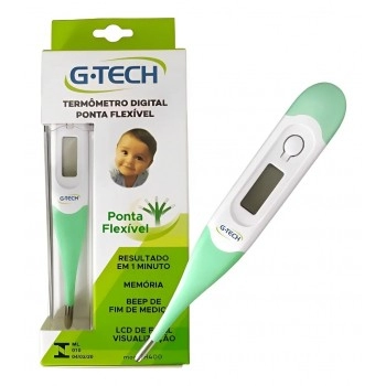 Termômetro Clínico Digital com Ponta Flexível G-Tech