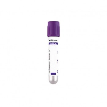 Tubo para Coleta de Sangue EDTA K2 2ml Roxo 100 Unidades Labor Import