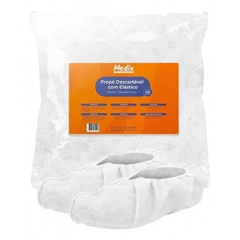 Propé Sapatilha TNT Descartável Com 100 Unidades - Medix
