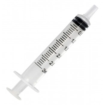 Seringa 3ml Descartável Bico Slip Sem Agulha Medix