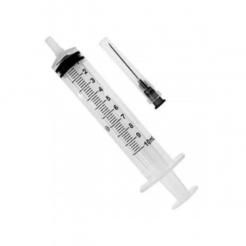 Seringa 10ml Descartável Bico Slip com Agulha 25x0,7mm Descarpack