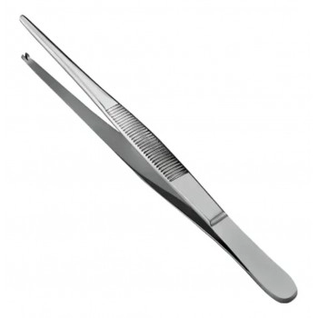 Pinça Dissecção Dente de Rato Reta 16cm Aço Inox Weldon