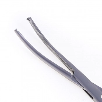 Pinça Kocher Curva 18cm Aço Inox ABC