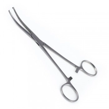 Pinça Kocher Curva 18cm Aço Inox ABC