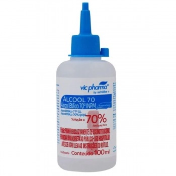 Álcool 70% 100mL Vic Pharma