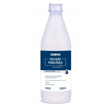 Cloreto de Sódio 0,9% Solução Fisiológica Sorimax 500ml Farmax