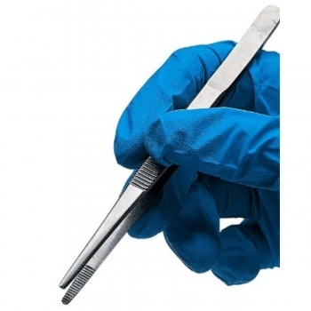 Pinça Dissecção Dente De Rato Reta 14cm Aço Inox ABC