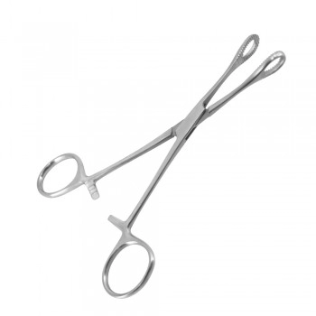 Pinça Foerster 24cm Reta Com Serrilha Para Curativo ABC