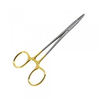 Porta Agulha Olsen Hegar com Vídea 14cm Aço Inox ABC