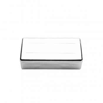Estojo de Aço Inox Liso para Esterilização 22,5x10,5x3cm - Fava