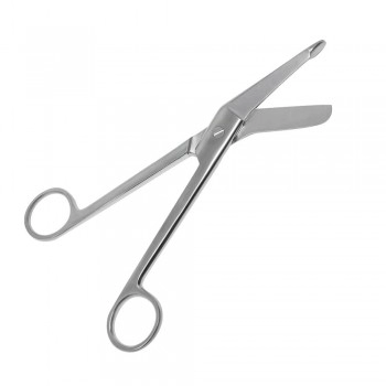 Tesoura Lister para Bandagem e Gesso 17cm Aço Inox ABC