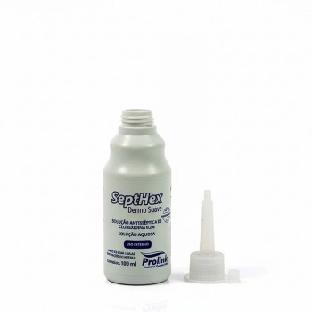 Clorexidina Cloridex 0,2% SeptHex Solução Aquosa Antisséptico 100ml - Prolink