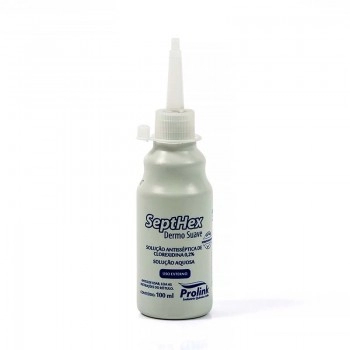 Clorexidina Cloridex 0,2% SeptHex Solução Aquosa Antisséptico 100ml - Prolink