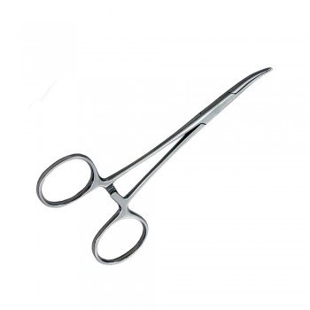 Pinça Halstead Mosquito Curva 12cm Aço Inox ABC