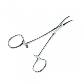 Pinça Halstead Mosquito Curva 12cm Aço Inox ABC