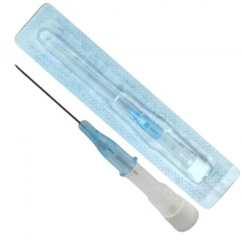 Cateter Periférico Intravenoso n°22 Azul Descarpack