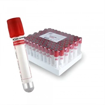 Tubo para Coleta de Sangue Siliconizado 4mL Vermelho com 100 Unidades - Labor Import