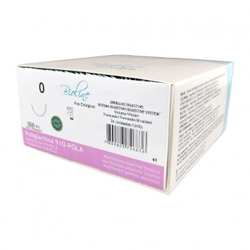 FIO VICRYL (POLIGLACTINA 910) 0 C/AG 4,0-70CM - BIOLINE