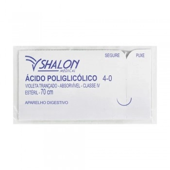 FIO VICRYL (ÁCIDO POLIGLICÓLICO) 4-0 C/A 2,5CM 1/2 - SHALON