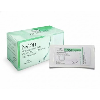 Fio Nylon 3-0 Com Agulha 30mm - Technofio