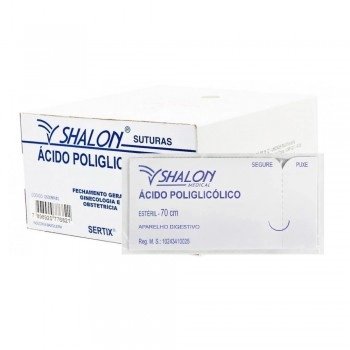 FIO VICRYL (ÁCIDO POLIGLICÓLICO) 2-0 C/A 3,5 MR - SHALON