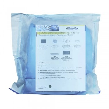 Kit Cirúrgico Básico Estéril com Campos Impermeáveis e Absorvíveis PolarFix