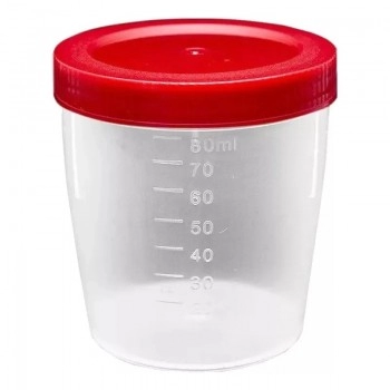 COLETOR UNIVERSAL 80ML ESTÉRIL C/PA - CRALPLAST