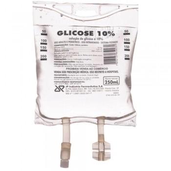 SORO GLICOSE 10% 250ML BOLSA - JP