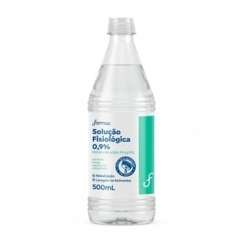 Cloreto de Sódio 0,9% Solução Fisiológica Sorimax 500ml Farmax