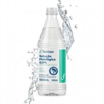 Cloreto de Sódio 0,9% Solução Fisiológica Sorimax 500ml Farmax
