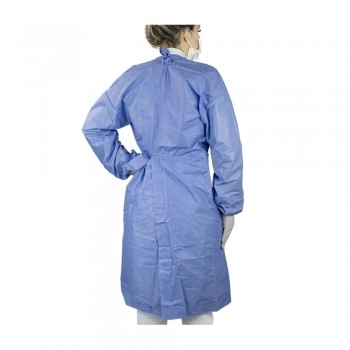 AVENTAL CIRURGICO ESTERIL G 43G C/1 UNIDADE (AZUL) - MEDIX