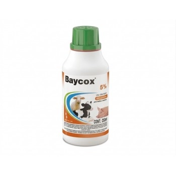 Baycox 5% Suspensão Oral 250ml Tratamento de Coccidiose Bayer Elanco