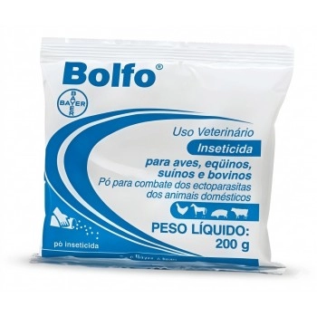 Bolfo Pó Inseticida 200g Anti Pulgas Moscas e Piolhos Bayer Elanco