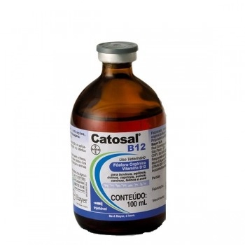 Catosal B12 Injetável 100ml Fósforo Orgânico Suplemento Vitamínico - Elanco