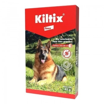 Coleira Kiltix Contra Carrapatos e Pulgas Para Cães Tamanho G 65cm - Elanco