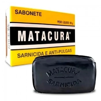 Sabonete Matacura Sarnicida e Anti Pulgas 80gr - Agroinca
