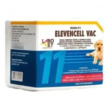Vacina Elevencell Vac V11 Polivalente Para Cães Caixa com 15 Doses - Labovet